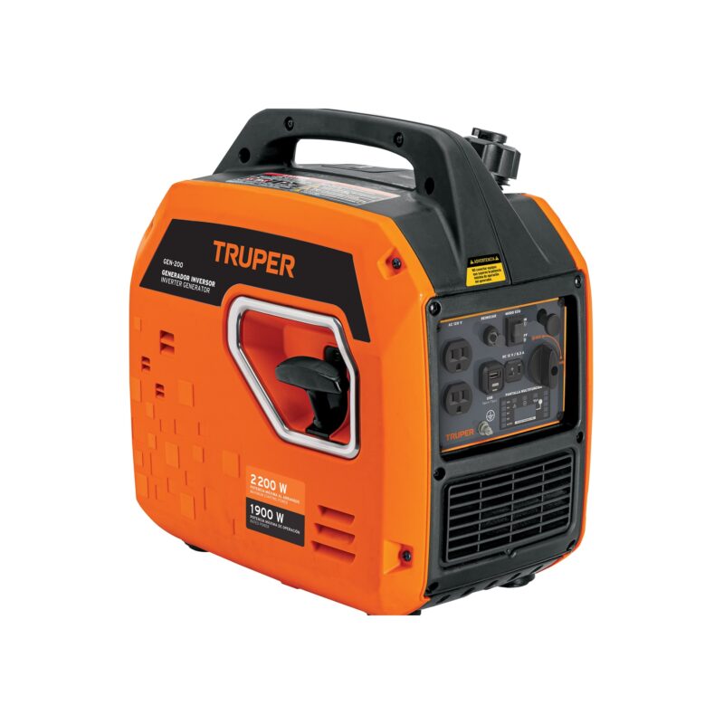 Truper GEN-200, Generador silencioso inverter 2200 W 120V/ 60Hz encendido manual