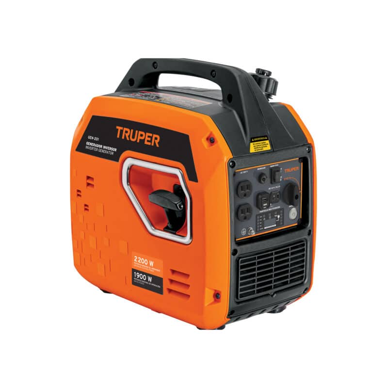 Truper GEN-201, Generador silencioso inverter 2200 W 120V/ 60Hz encendido electrónico