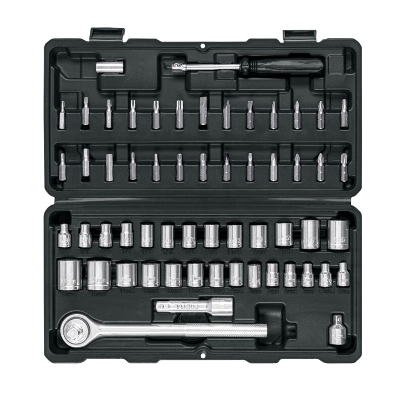 Pretul JUDA-60P, Juego de 60 herramientas 1/4" y 3/8" para mecánico