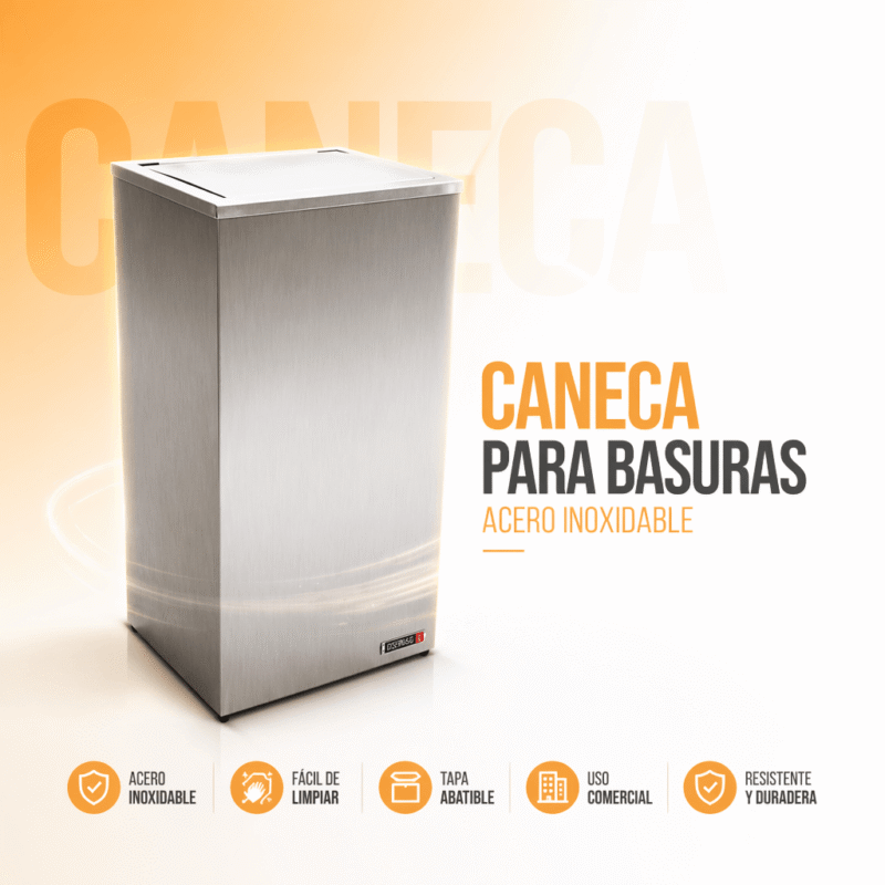 Joserrago Caneca Basuras Acero Inoxidable M-1643 Industrial