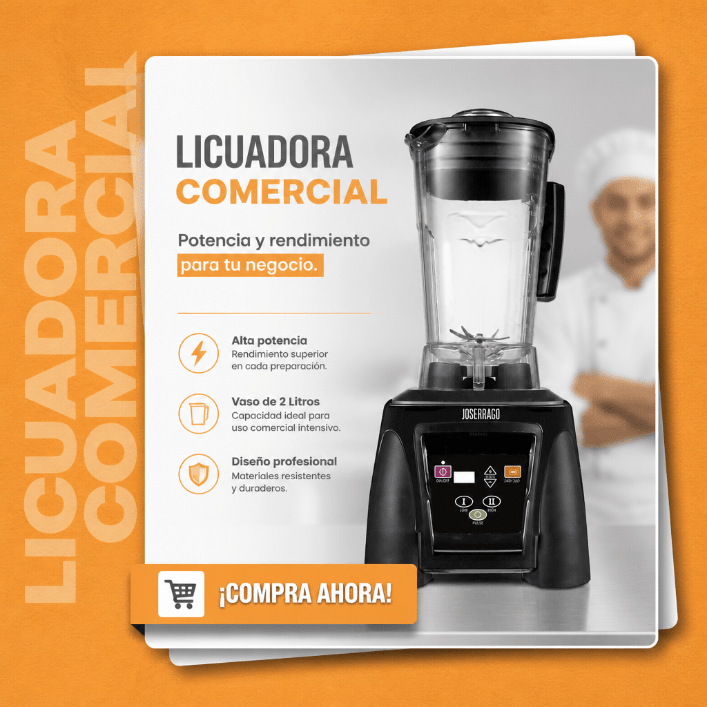 Licuadora comercial 2 L Joserrago M-CB020 con temporizador digital - Imagen 3