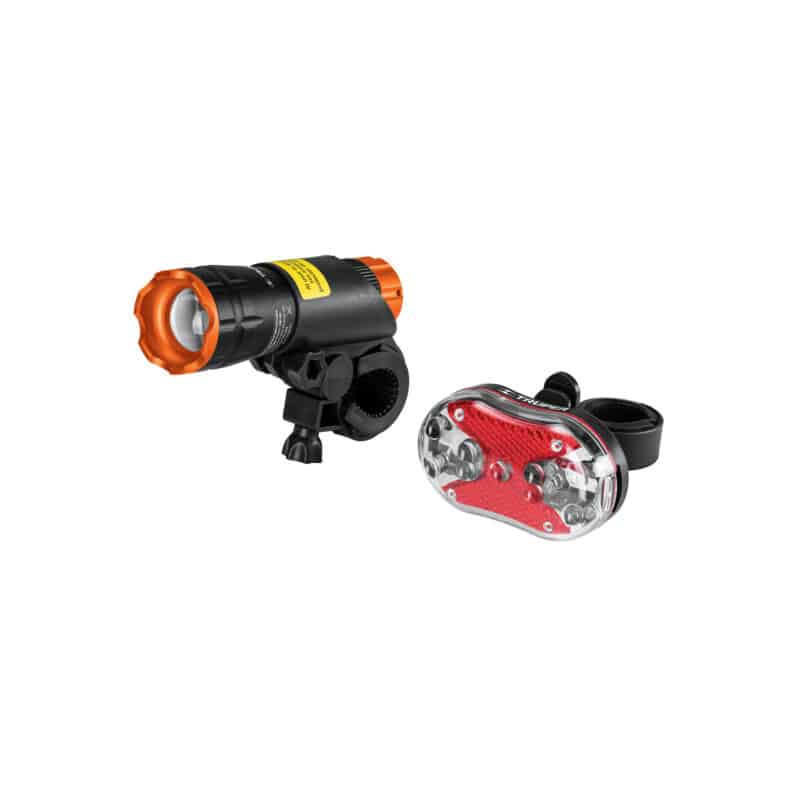 Truper LIBI-K2, Juego de Linterna Delantera y Trasera para Bicicleta
