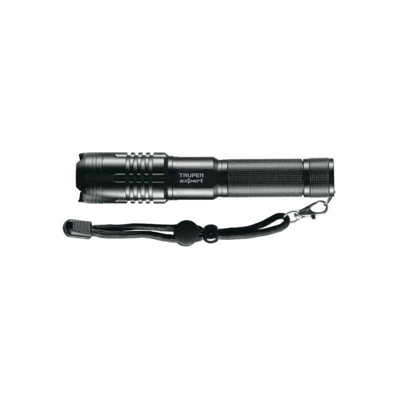 Truper Expert LIXR-2AA, Linterna recargable, led cree, 180 lm con 2 pilas AA