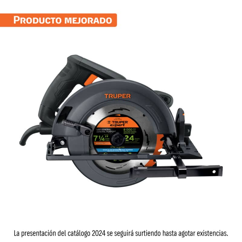 Truper SICI-7-1/4N4, Sierra circular 7-1/4" 1800 W industrial