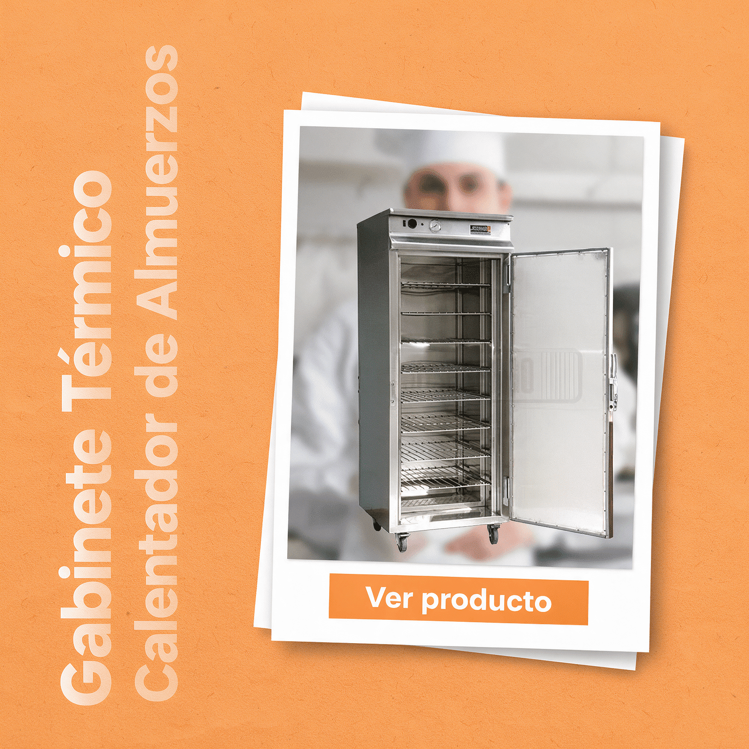 Gabinete térmico / Calentador de almuerzos M-1594 - Imagen 2