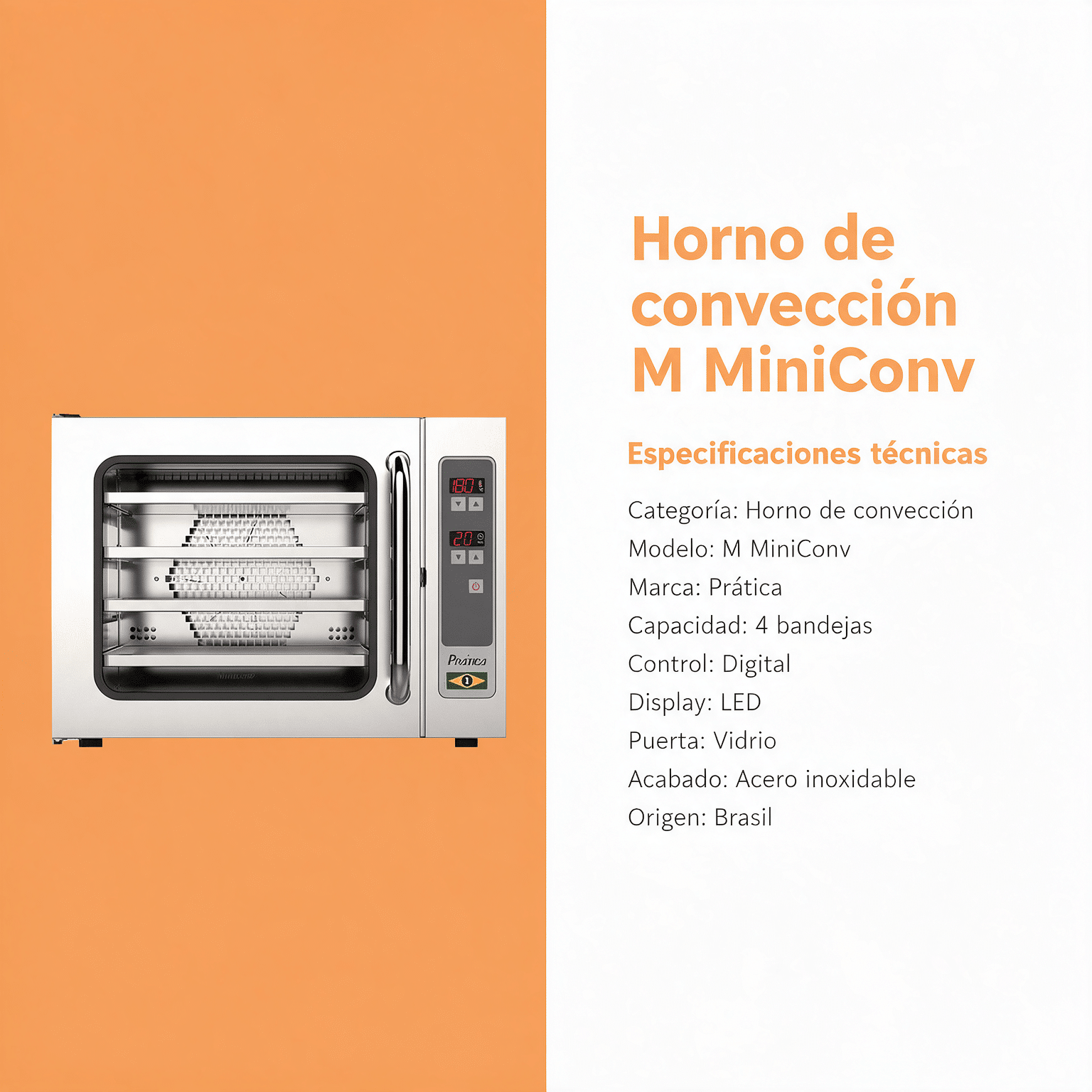 Horno de Convección M-MINICONV - Imagen 2