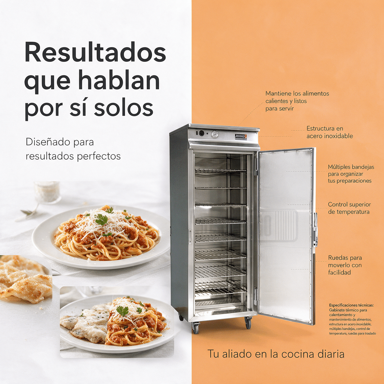Gabinete térmico / Calentador de almuerzos M-1594 - Imagen 5