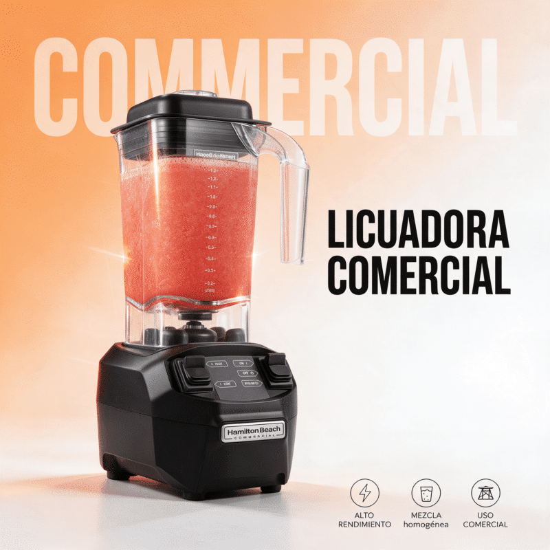 Licuadora comercial Hamilton Beach Rio 1.4 L M-HBB255 alta potencia