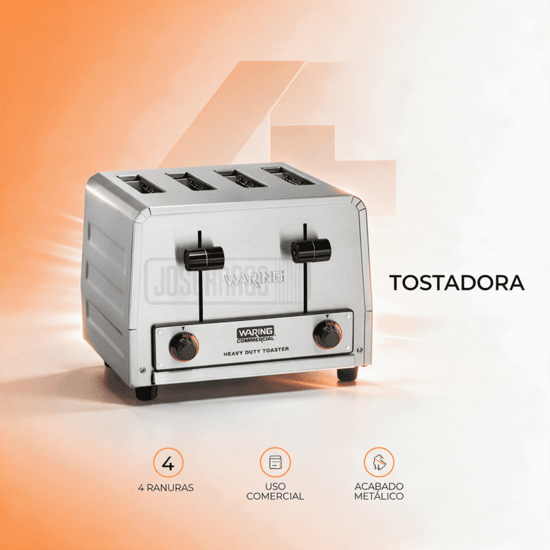 Tostadora de pan industrial Waring M-WCT 800 RC acero inoxidable