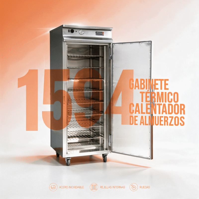 Gabinete térmico / Calentador de almuerzos M-1594
