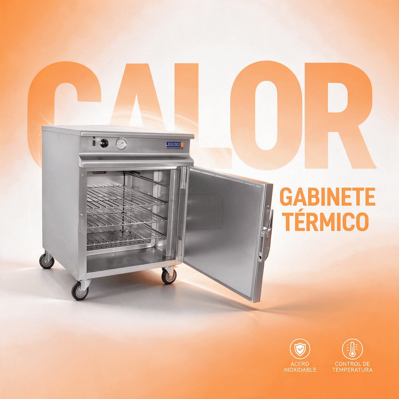Gabinete térmico / Calentador de almuerzos M-1593