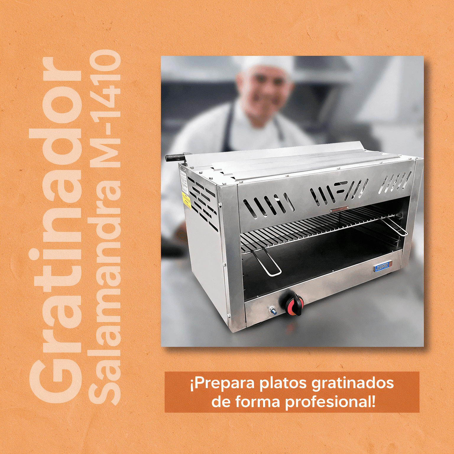 Gratinador Salamandra M-1410 - Imagen 4