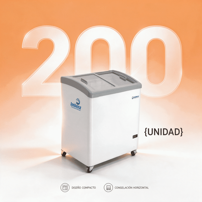Congelador Horizontal 200L Joserrago M-CH200 Comercial