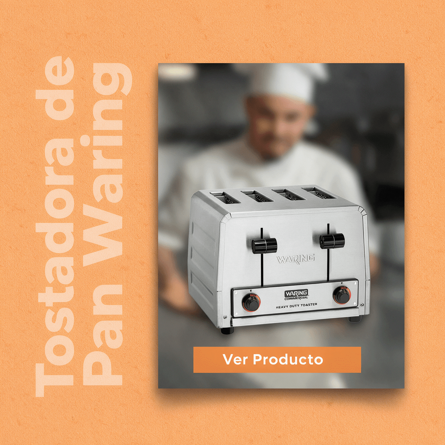 Tostadora de pan industrial Waring M-WCT 800 RC acero inoxidable - Imagen 3
