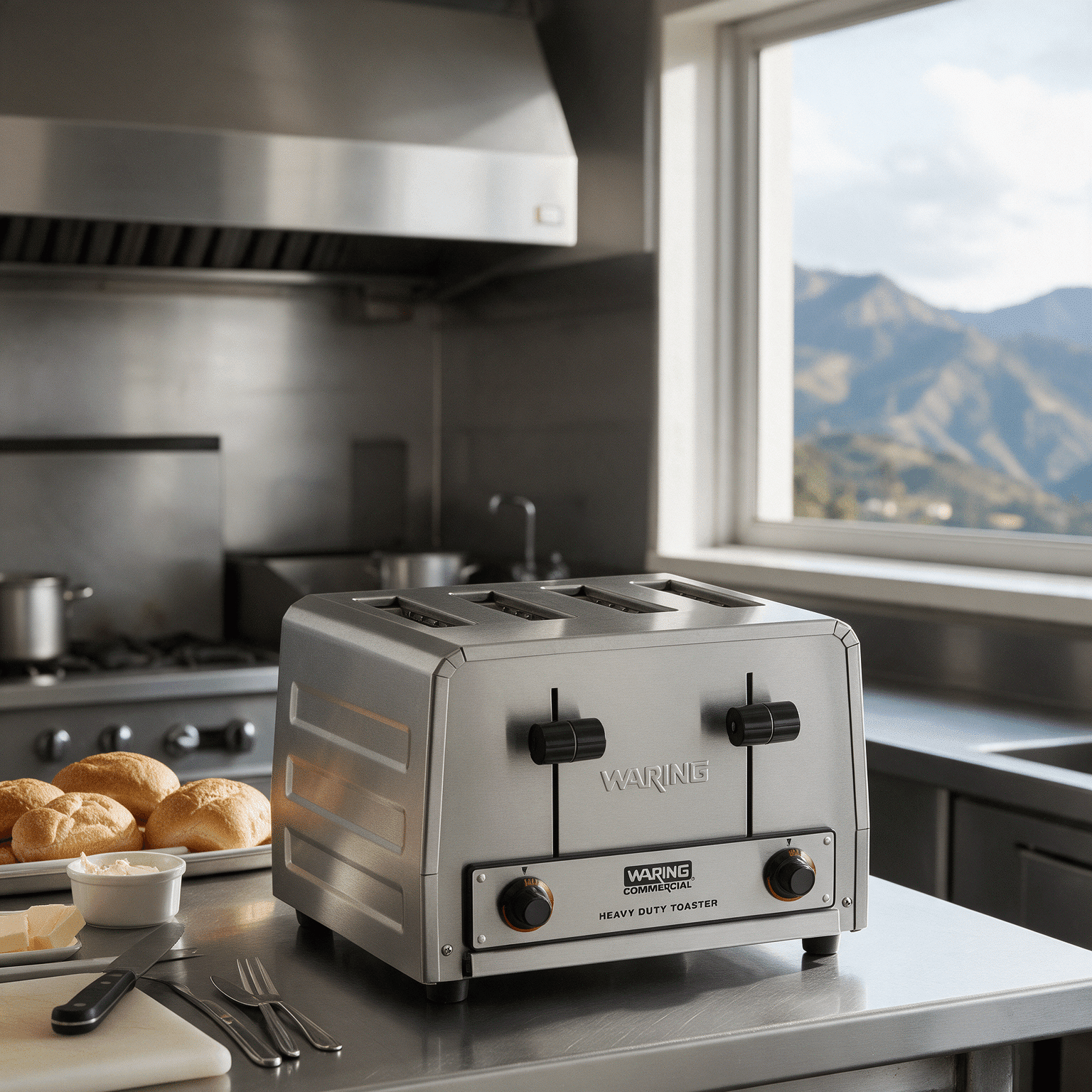Tostadora de pan industrial Waring M-WCT 800 RC acero inoxidable - Imagen 7