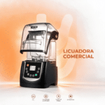 Licuadora industrial Joserrago M-K90TS de 1.5 L con cubierta transparente, base negra y panel digital con función pulso