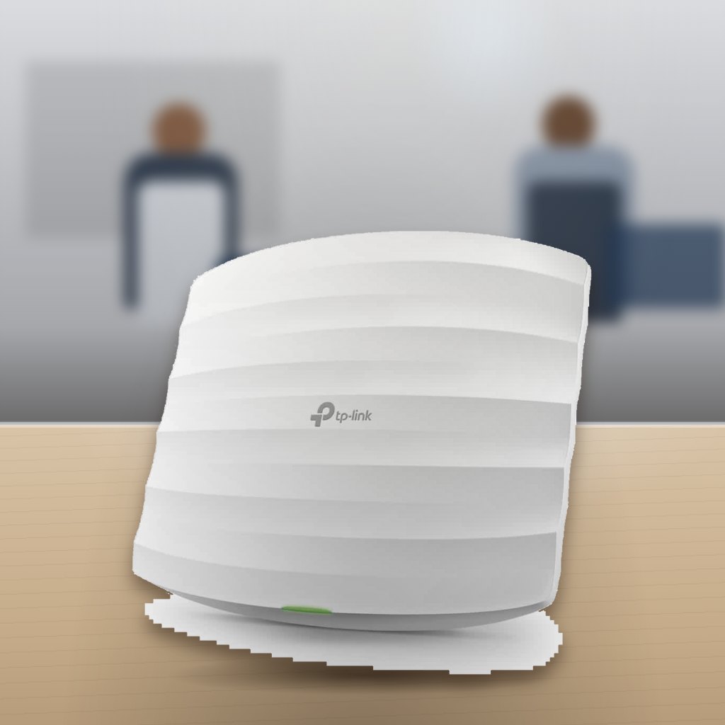 Access Point Corporativo TP-Link EAP225 AC1350 Doble Banda en una oficina