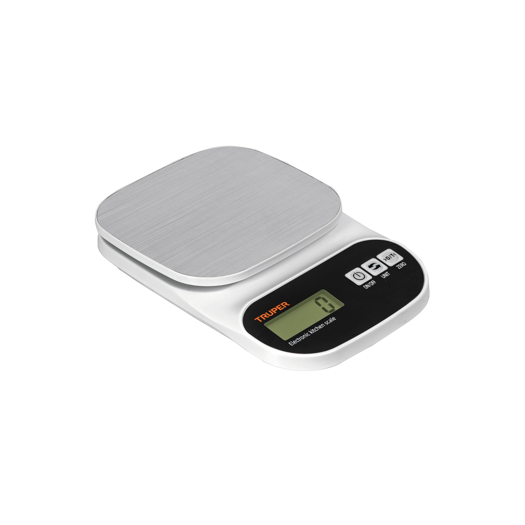 Báscula Digital de Cocina Truper BASE-5EA 5 kg Plato Inox