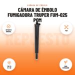 Cámara de Émbolo Fumigadora Truper FUM-025 POM: imagen promocional con repuesto original, pom, fum-12 16 y 20, para fumigador