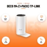 Deco M4 (1-pack) Tp-link: imagen promocional con ac1200 mesh, 1 unidad, toda la casa, app deco
