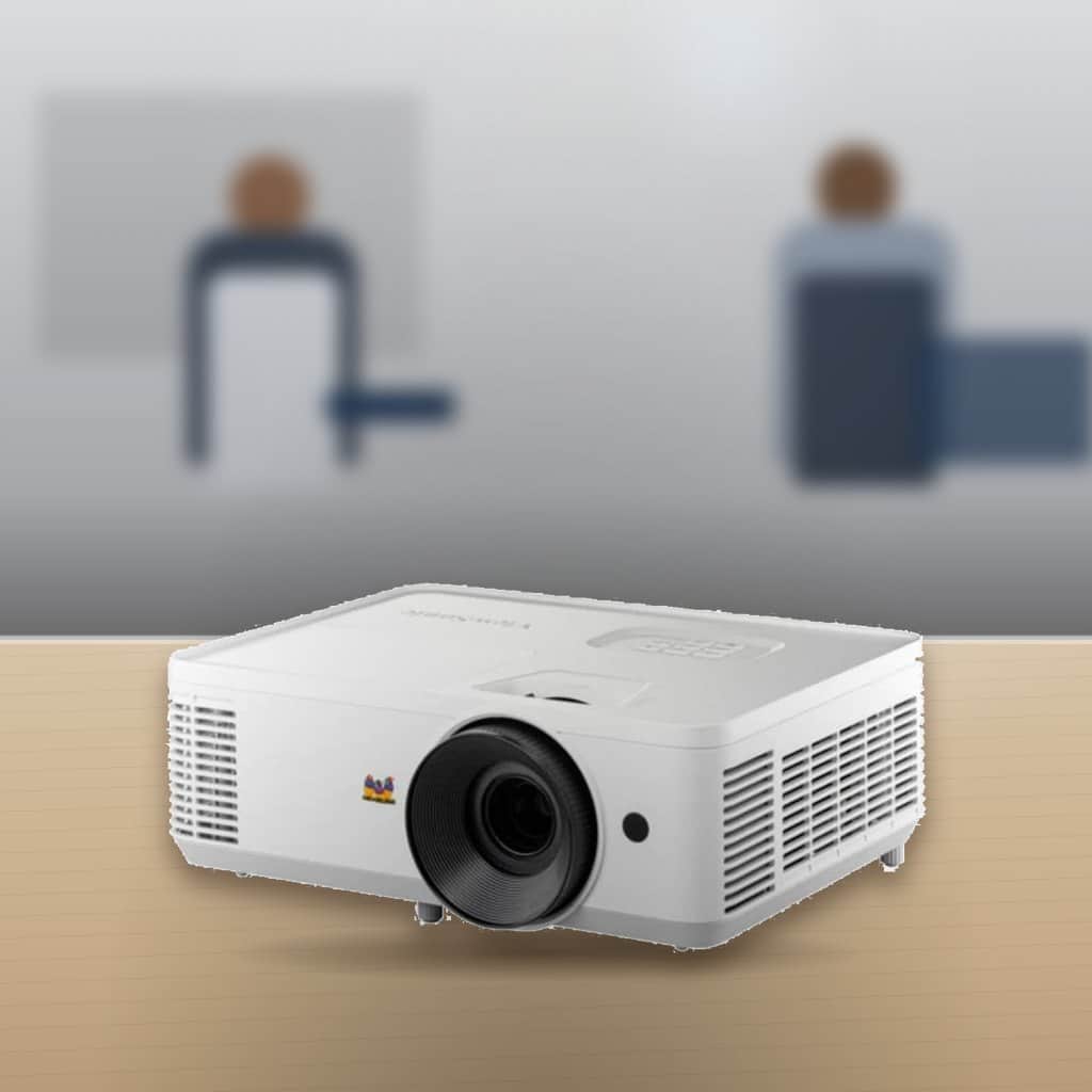 Proyector ViewSonic PA700W 4500 Lúmenes WXGA en una oficina