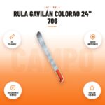 Rula Gavilán Colorao 24" 706: imagen promocional con 24 pulgadas, acero kryptonite, tratamiento térmico, gavilán colorao
